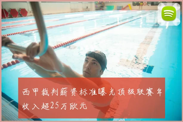 西甲裁判薪资标准曝光顶级联赛年收入超25万欧元